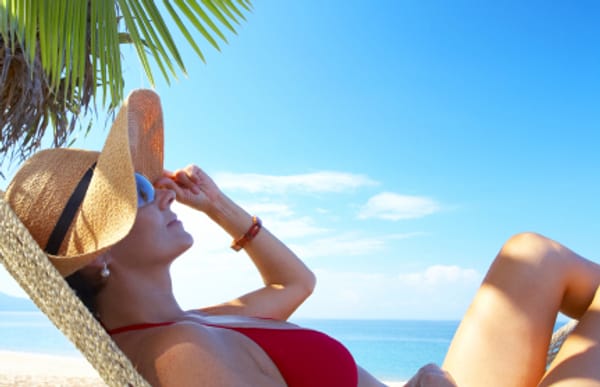 beach woman