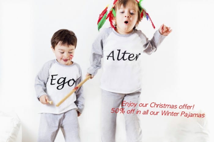 Χριστουγεννιάτικες προσφορές στο eshop του myTwins 2 christmasoffer pajamas