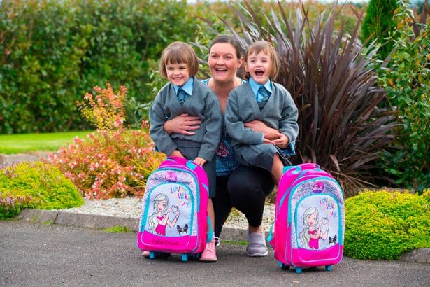 school twins apart mom