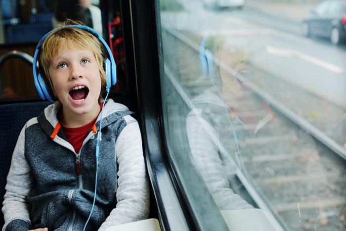 autistic kid music