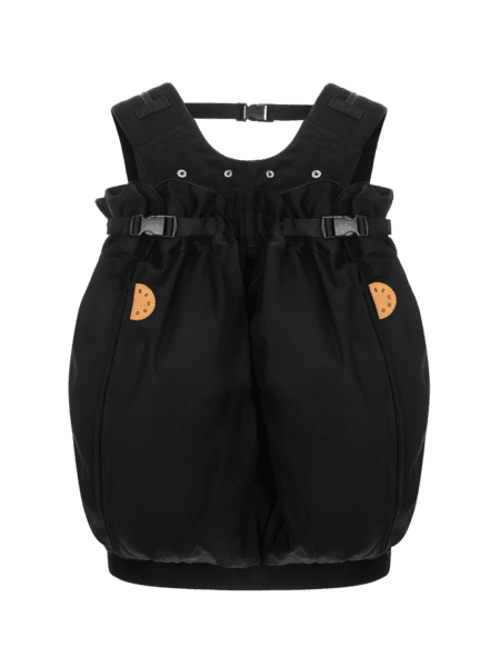 weego twin baby carrier simply black grande