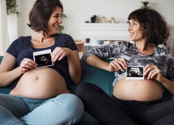 Pregnant with friend