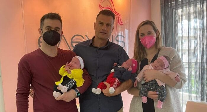Τα νεογέννητα τρίδυμα κορίτσια από την Θεσ/νικη που έγραψαν ιστορία με την γέννησή τους έκλεισαν ένα μήνα ζωής!