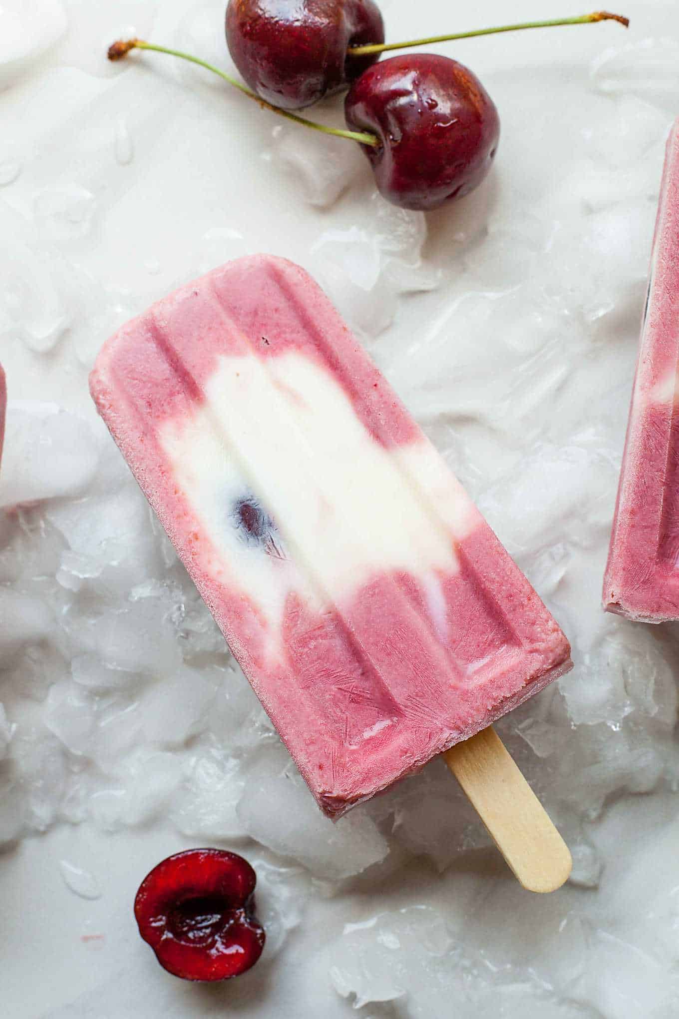 Cherry Froyo Popsicles The Live In Kitchen 2