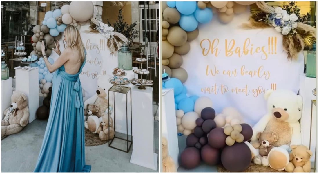 To υπέροχο baby shower της Στέλλας Δημητρίου λίγο πριν γεννήσει τα διδυμάκια της! 1 stella dimitriou baby showeer