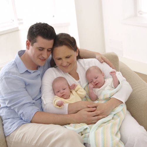 family with infant twins 56a68a375f9b58b7d0e37127