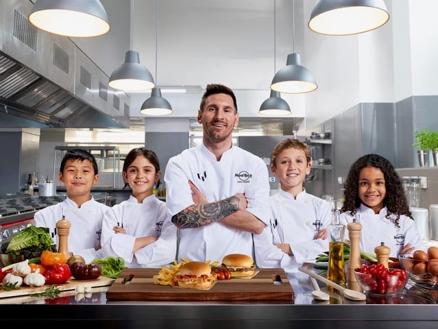 Messi kids menu