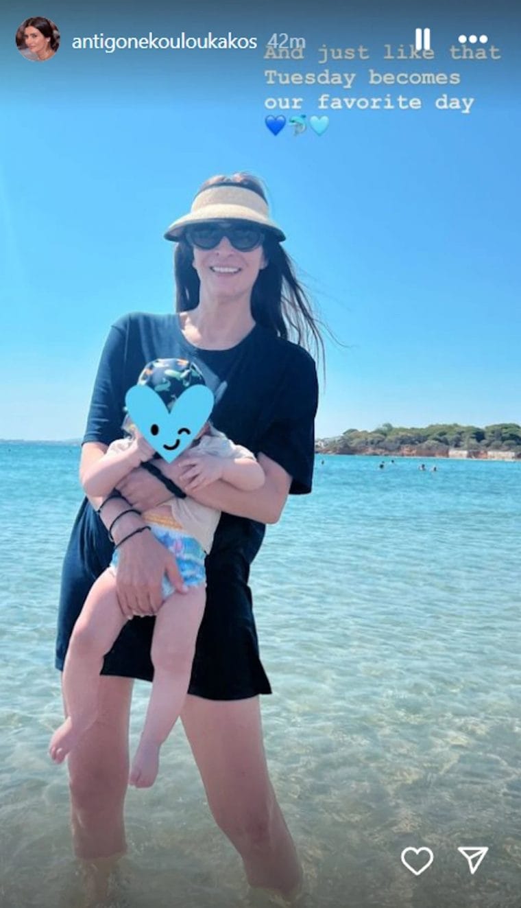 Αντιγόνη Κουλουκάκου: Η μικρή «σκανταλιά» του γιου της Ιουλίας από την Γη της Ελιάς 4 kouloukakou