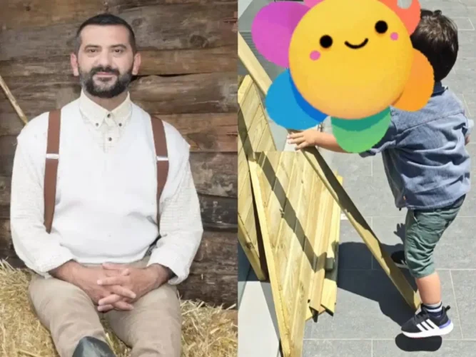 Ο Λεωνίδας Κουτσόπουλος και ο μικρός Κίμωνας έφτιαξαν το δικό τους σπιτάκι στον κήπο 9 koutsopoulos gios