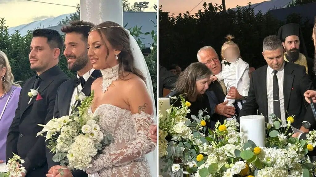 «Και το όνομα αυτού....Γεράσιμος»: Ανδρομάχη και Γιώργος Λιβάνης παντρεύτηκαν και βάφτισαν τον γιο τους! 3 livanis andromaxi0 1024x575 1
