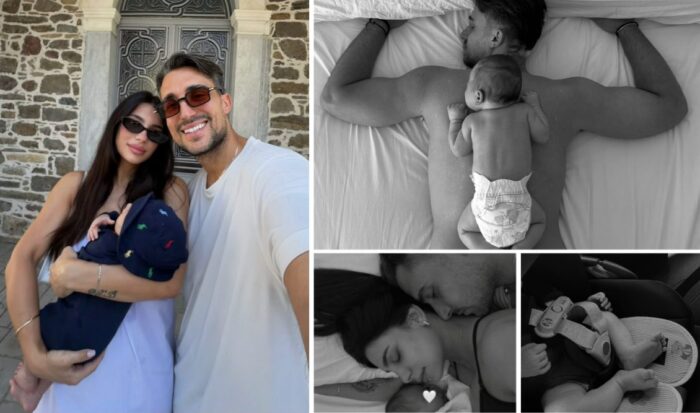 sakis katsoulis marialena roumelioti photos baby instagram 40 hmeron